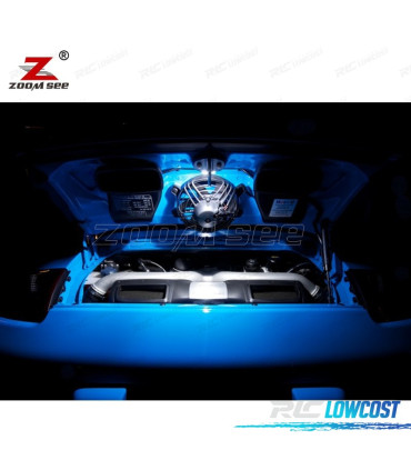 KIT COMPLETO 20 LAMPADAS LED INTERIOR PARA PORSCHE 911 997 CARRERA TURBO 05-11