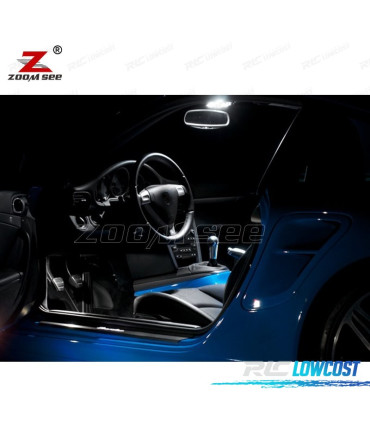 KIT COMPLETO 20 LAMPADAS LED INTERIOR PARA PORSCHE 911 997 CARRERA TURBO 05-11