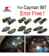 KIT COMPLETO 19 LAMPADAS LED INTERIOR PARA PORSCHE CAYMAN 987 05-12