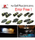 KIT COMPLETO DE 14 LÂMPADAS LED INTERIOR PARA VOLKSWAGEN VW GOLF PLUS 2010-2014