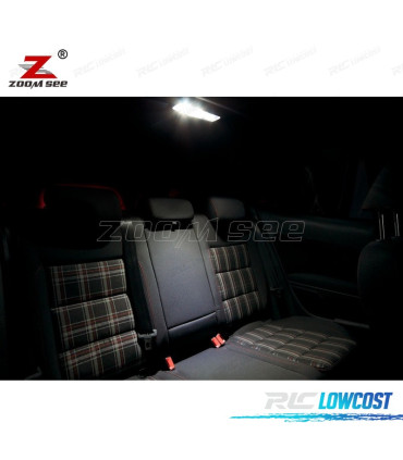 KIT COMPLETO DE 14 LÂMPADAS LED INTERIOR PARA VOLKSWAGEN VW GTI GOLF6 GOLF MK6 MK 6 VI MKVI 2010-2014