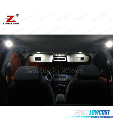 KIT COMPLETO DE 16 LÂMPADAS LED INTERIOR PARA VOLKSWAGEN VW GOLF MK4 R32 LED 2004