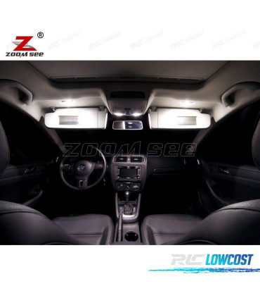 KIT COMPLETO DE 13 LÂMPADAS LED INTERIOR PARA VOLKSWAGEN VW JETTA 6 MK6 MK VI SPORTWAGEN 2010-2014