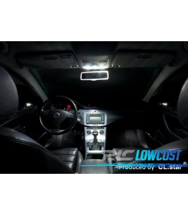 KIT COMPLETO 14 LAMPADAS LED INTERIOR PARA VOLKSWAGEN VW PASSAT B6 06-11