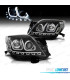 FARÓIS LUZ DIURNA LED TOYOTA LAND CRUISER FJ150 09-13 FUNDO PRETO