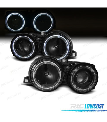 FARÓIS ESCURECIDOS ANGEL EYES BMW E30 82-94