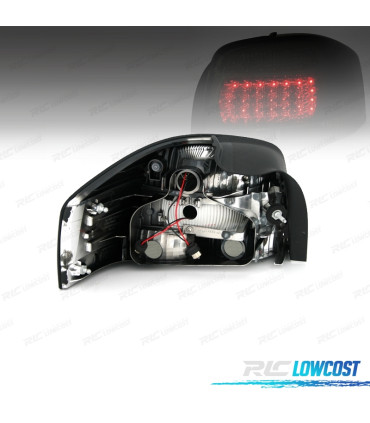 FAROLINS TRASEIROS LED A3 8P 03-08 FUNDO PRETO