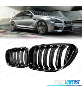 GRELHAS FRONTAIS BMW F06 F12 F13 11-18 LOOK M6 PRETO BRILHANTE