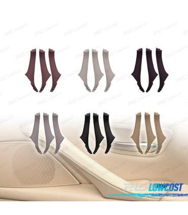 PUXADOR DE PAINEL DE PORTA DIREITO PARA BMW SERIE 5 F10 F11 F18 PRETO