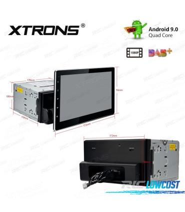 AUTO RADIO GPS UNIVERSAL 2 DIN ECRA TACTIL 10.1" C