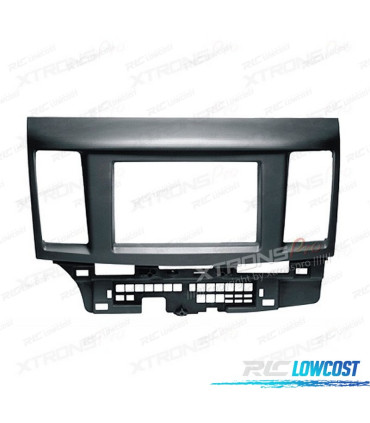 MOLDURA ADAPTADOR PRETO PARA RADIO 2-DIN PARA MITSUBISHI LANCER GALANT FORTIS INSPIRA