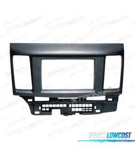 MOLDURA ADAPTADOR PRETO PARA RADIO 2-DIN PARA MITSUBISHI LANCER GALANT FORTIS INSPIRA