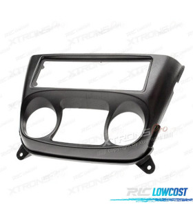 MOLDURA ADAPTADOR PRETO PARA RADIO 1-DIN PARA NISSAN