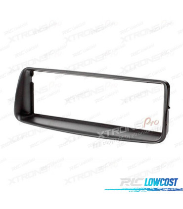 MOLDURA ADAPTADOR PRETO PARA RADIO 1-DIN PARA PEUGEOT 206