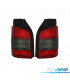 FAROLINS TRASEIROS VOLKSWAGEN VW T5 1P 03-09 VERMELHO FUMADO