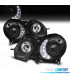 FARÓIS XENON LUZ DIURNA LED MERCEDES E W211 02-06 FUNDO PRETO