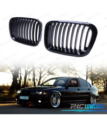 GRELHAS BMW E46 4P 98-01 PRETO BRILHANTE