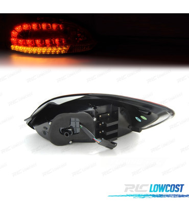FAROLINS LED PARA VOLKSWAGEN VW SCIROCCO 08-14 VERMELHO ESCURECIDO