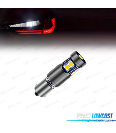 LÂMPADA LED BAX9S H21W H6W CANBUS MARCHA ATRAS