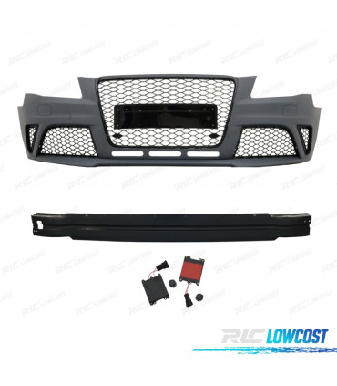 PARA-CHOQUES AUDI A4 B8 08-11 LOOK RS4