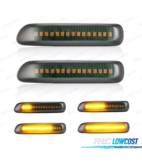 PISCAS LATERAIS DINÂMICAS DE LED BMW E46 FUMADOS
