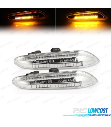 PISCAS LATERAIS DINAMICOS LED BMW E82 E81 E88 E46 E90 E91 E92 E93 E60 E61 E83 E84 CROMADO