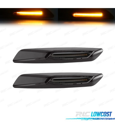 PISCAS LATERAIS DINAMICOS LED BMW E82 E81 E88 E87 E90 E91 E92 E93 E60 E61 E84 ESCURECIDOS