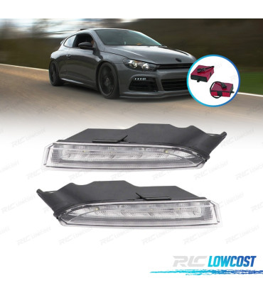 KIT DE LUZ DIURNA + PISCA LED VOLKSWAGEN VW SCIROCCO 08-15