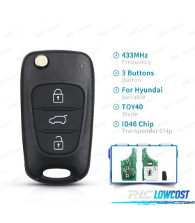 CHAVES COMPLETA PARA HYUNDAI I30 IX35