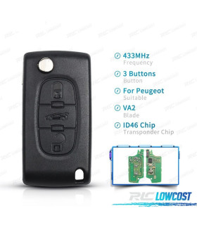 CHAVES COMPLETA PEUGEOT 307 308 407 607