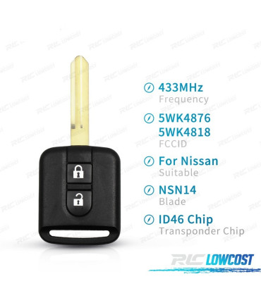 CHAVES COMPLETA PARA NISSAN ELGRAND X-TRAIL QASHQAI NAVARA MICRA NOTE NV200