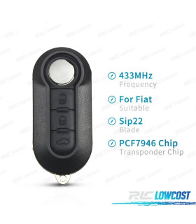 CHAVES COMPLETA PARA FIAT 500 PANDA PUNTO BRAVO GRANDE PUNTO