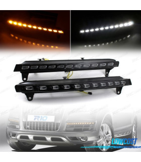 KIT DE LUZ DIURNA LED DRL + PISCA LED PARA AUDI Q7 2006 2007 08-09
