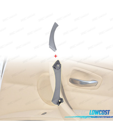 PUXADOR DE PAINEL DE PORTA PARA BMW SERIE 3 E90 E91 LADO ESQUERDO CINZA