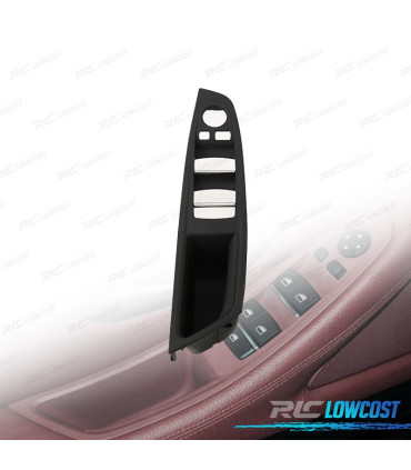 PUXADOR MOLDURA BOTOES DE PORTA PARA BMW SERIE 5 F10 F11 PRETO
