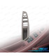 PUXADOR MOLDURA BOTOES DE PORTA BMW SERIE 5 F10 F11 CINZA