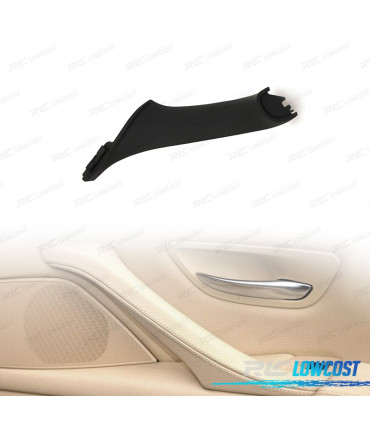 PUXADOR DE PAINEL DE PORTA ESQUERDO PARA BMW SERIE 5 F10 F11 F18 PRETO