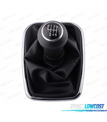 MANETE 6 MUDANÇAS PUNHO COM FOLE PARA VOLKSWAGEN VW PASSAT B5 CROMADO