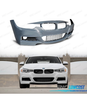 PÁRA-CHOQUES FRONTAL BMW F30 F31 11-19 LOOK M COM BURACO PARA FAROIS NEVOEIRO