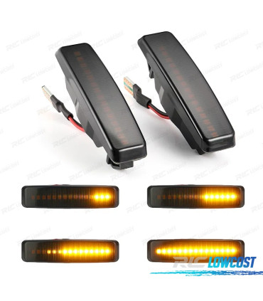 PISCAS LATERAIS DINAMICOS EM LED BMW E39 ESCURECIDO
