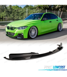 SPOILER LIP FRONTAL BMW F30 F31 11-15 LOOK M PERFORMANCE CARBONO