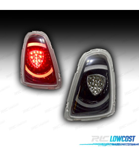 FAROLINS MINI COOPER R56 10-14 LIGHT BAR FUNDO PRETO