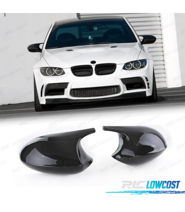 CAPAS DE ESPELHOS RETROVISORES CARBONO LOOK M3 BMW E90 E91 PRE-LCI 05-07
