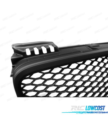 GRELHA FRONTAL AUDI A4 B7 04-07 LOOK RS PRETO MATE