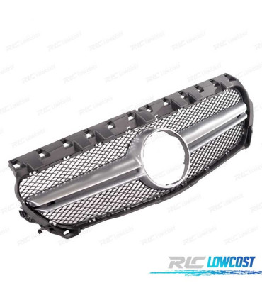 GRELHA FRONTAL MERCEDES CLA W117 13-16 LOOK AMG CROMADA