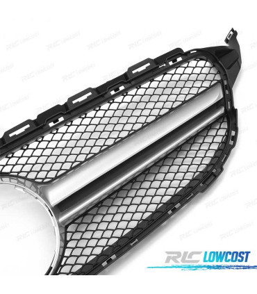 GRELHA FRONTAL MERCEDES W205 14-18 LOOK AMG C63 CAMARA CROMADA
