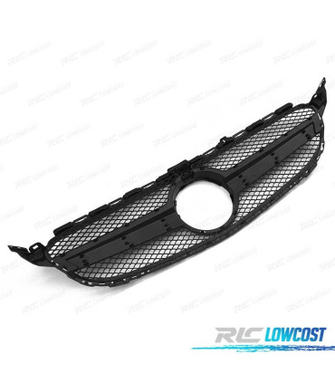 GRELHA FRONTAL MERCEDES W205 14-18 LOOK AMG C63 CÂMARA PRETO BRILHANTE
