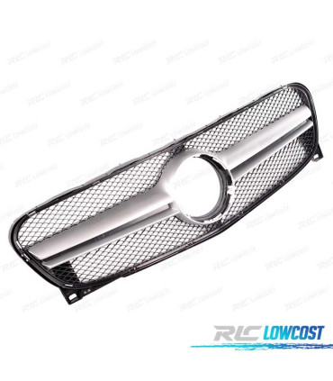 GRELHA MERCEDES CLASSE GLA X156 14-16 LOOK AMG CROMADO PRETO