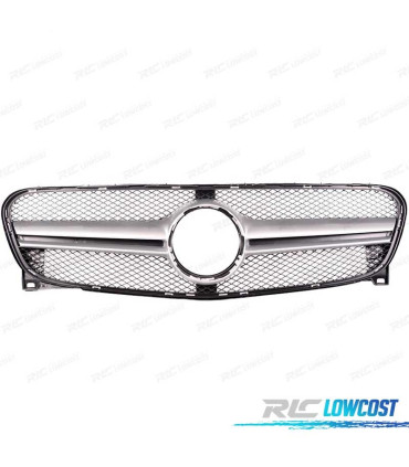 GRELHA MERCEDES CLASSE GLA X156 14-16 LOOK AMG CROMADO PRETO