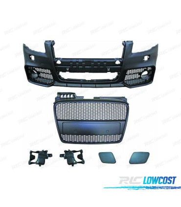 PARA-CHOQUES FRONTAL AUDI A4 04-07 LOOK RS4 PRETO